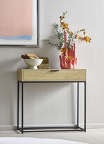 Console, breed EIKENHOUT-ZWART
