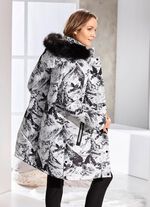 Korte jas met afneembare capuchon 