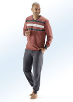Hajo Klima comfortpyjama met V-hals en borstzak 