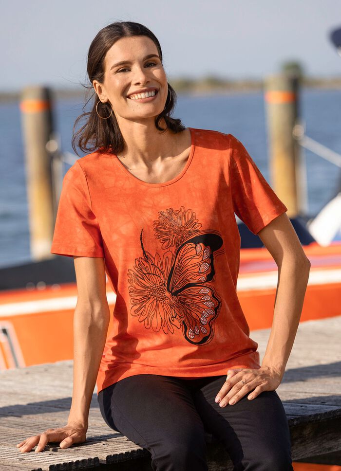 Overhemd in leuke batik-look 