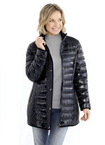 Jas met verschillende quiltvariaties 