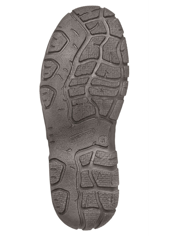 Klittenbandpantoffels met contrasterende inzetstukken COGNAC BLAUW