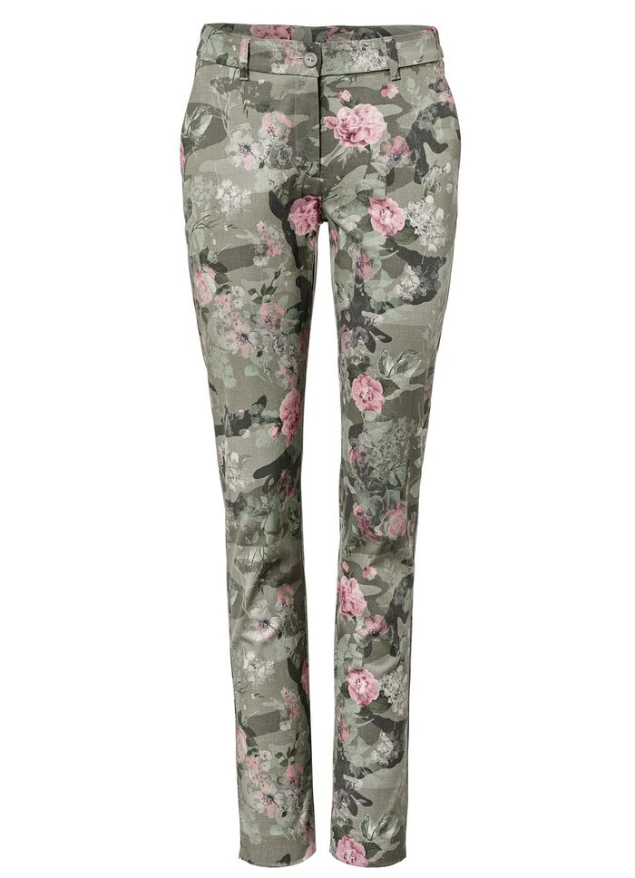Broek met trendy dessin 