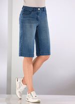 5-pocket denim Bermuda shorts 