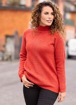 Trui met rekbare structuur 