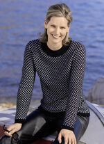Pullover met decoratief patroon 