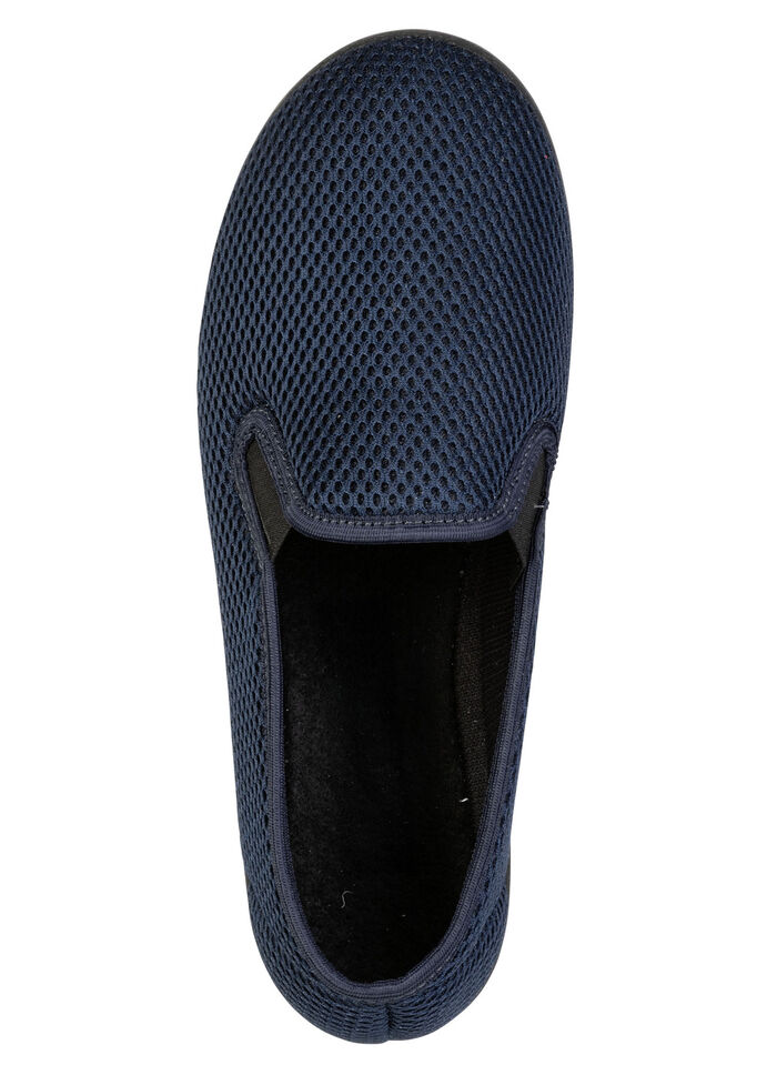 Comfortabele herenpantoffels, breedte H, met anatomisch gevormd voetbed MARINE