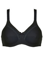 Naturana two-pack bh met decoratieve kanten band in de cups 2X ZWART