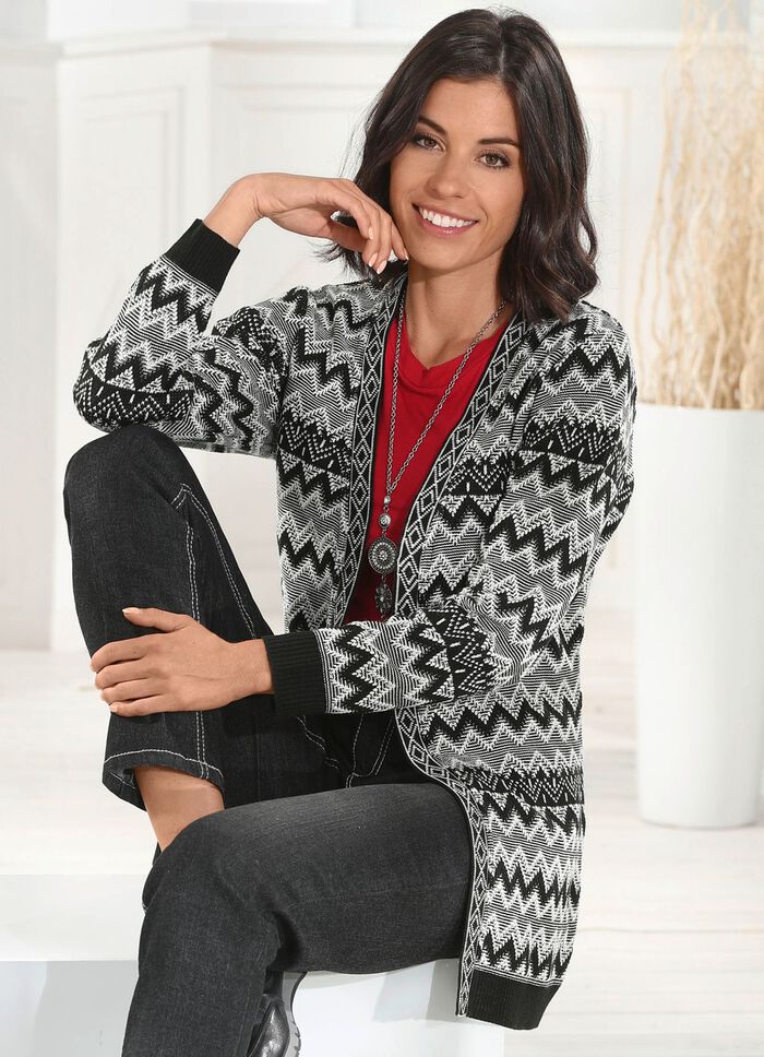 Vest met fijne structuren 