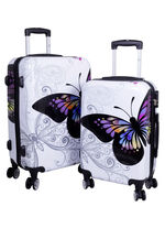 Kofferset, 2-delig, met geïntegreerd cijferslot 