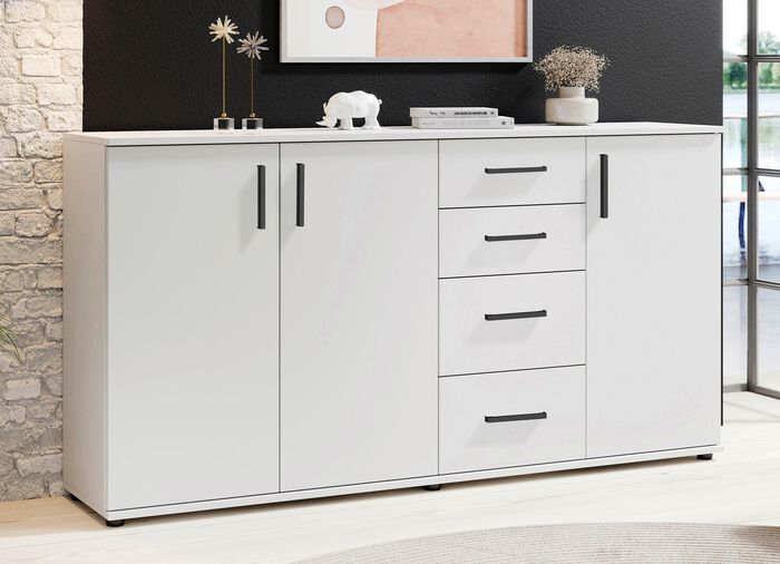 Moderne, combineerbare dressoirs WIT