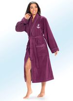 Badjas met anker-borduursel 