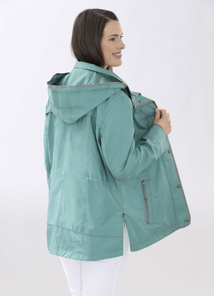 Functioneel jack met ritssluiting aan de zijsplitten PACIFIC