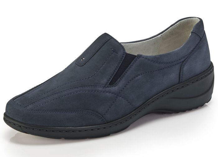 PANTOFFEL DONKERBLAUW