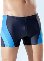 Set van twee zwembroeken, met inzetstukken aan de zijkant 