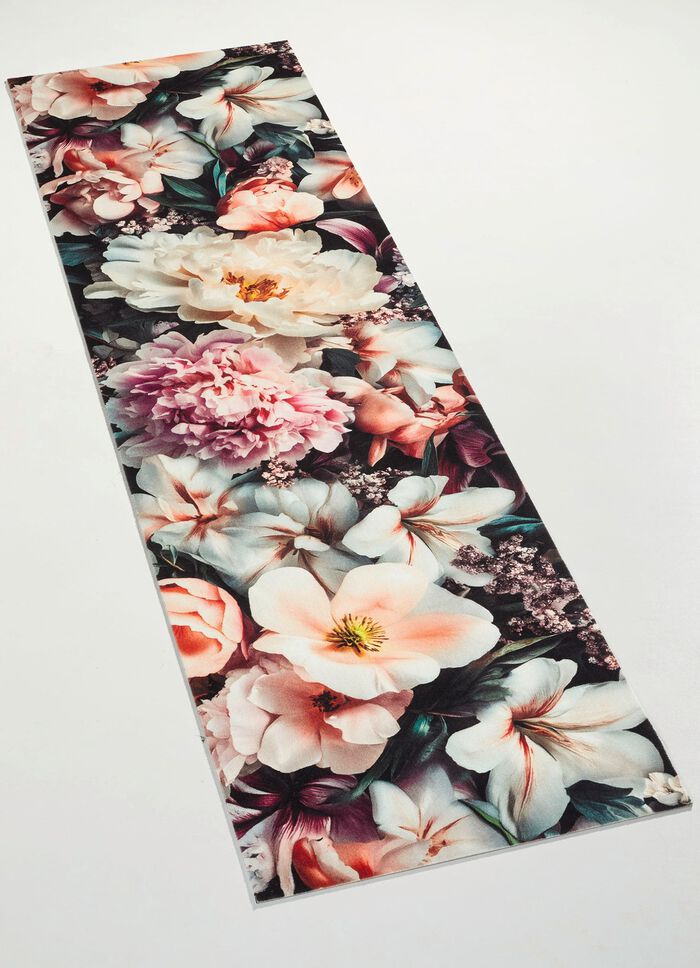 Keukenloper en tapijt met indrukwekkende bloemmotieven 