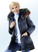 Functionele parka met afneembare capuchon 