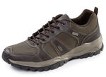 Ademende heren veterschoenen met klimaatmembraan DUNKELBRAUN