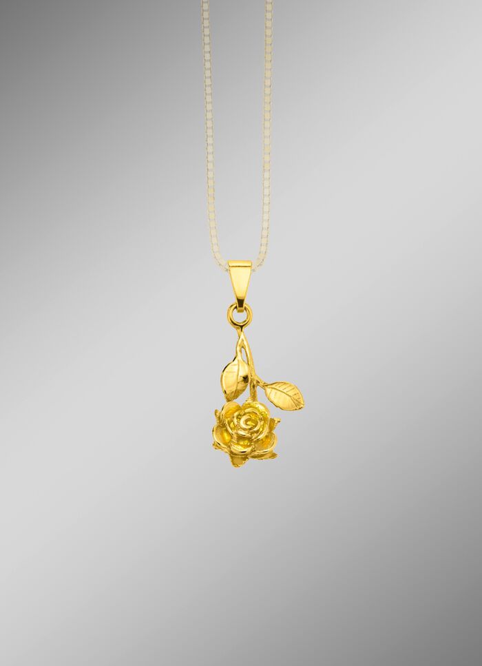 Romantische rozenhanger, beweegbaar, met structuur 