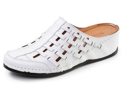 Gemini, zomerklompen voor dames, breedte G, met elastische band 