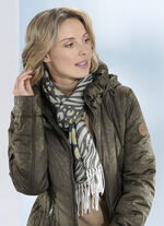 Sjaal met dierenbontdessins 