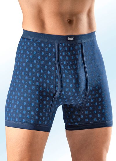Set van vier boxershorts, met een all-overprint 