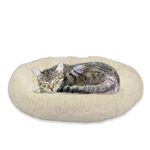 Ultrazacht honden-/kattenmandje van premium pluche 