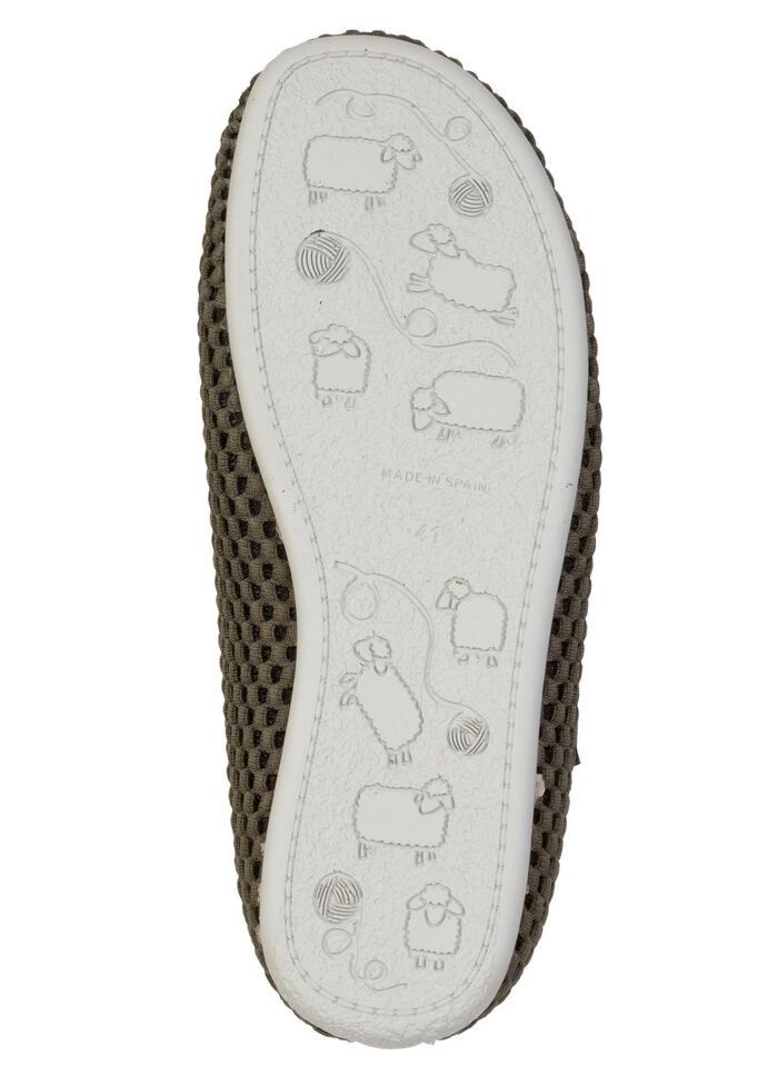 Lichtgewicht herenpantoffels met uitneembaar voetbed KHAKI