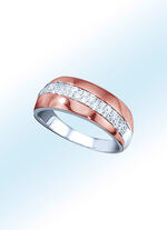 Damesring met zirkonia 