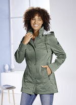 Functioneel jack met split- en ritszakken KAKI