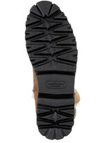 Waldl&auml;ufer enkellaarsjes met gezellige lamsvachtkraag BRUIN