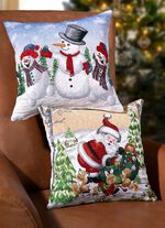 Kussenhoes van tapijt met ritssluiting MULTICOLOR