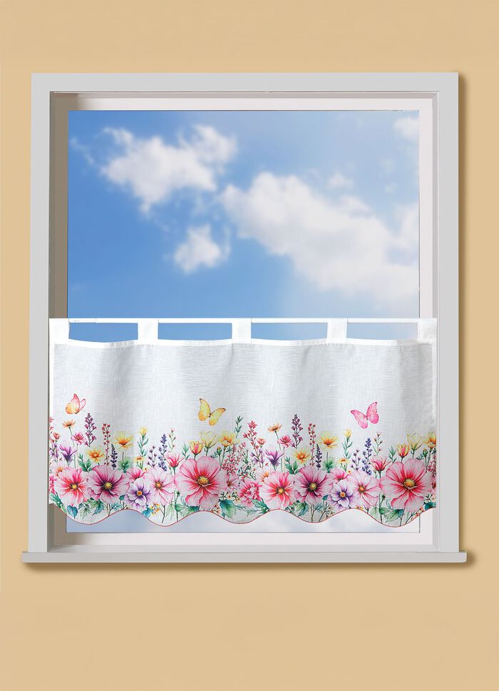 Digitaal bedrukte korte gordijnen 