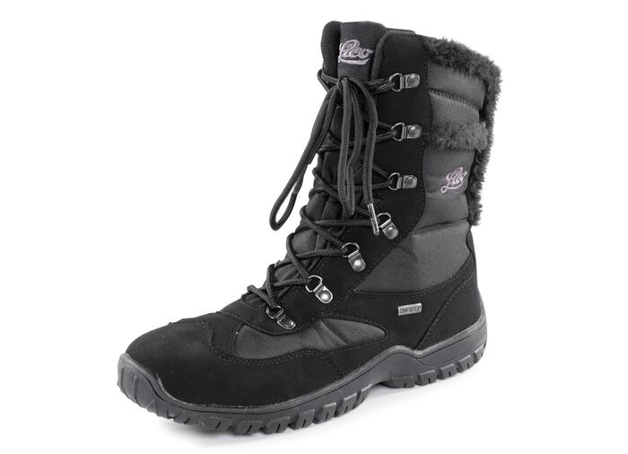 Enkellaarsjes met vetersluiting en klimaatmembraan 