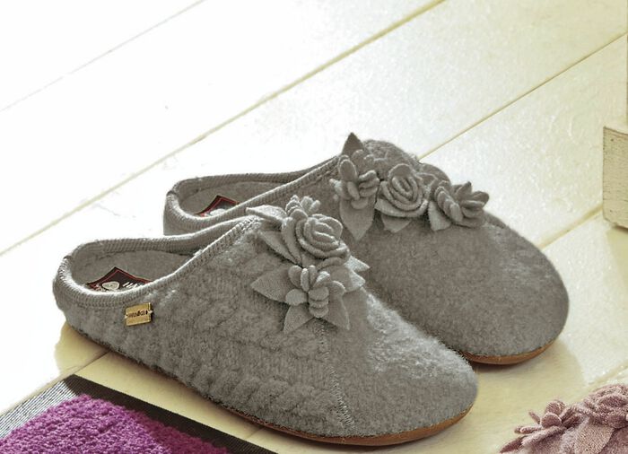 Damespantoffels van Haflinger 