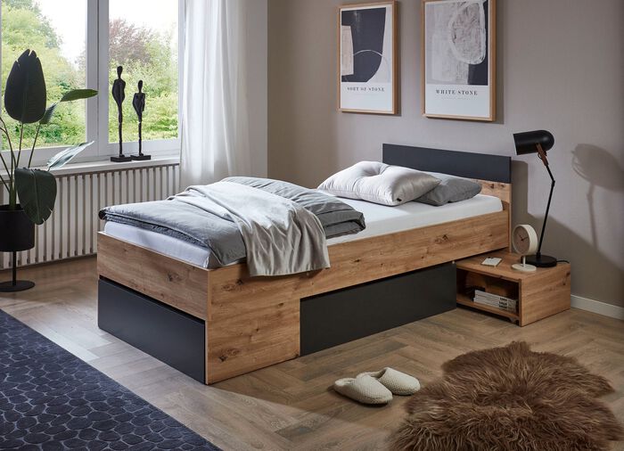 Opbergbed met grote lades 