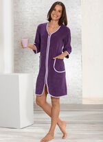 Huisjurk met gekleurde inzetstukken PAARS