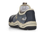 Rieker, sportieve damessneakers, met uitneembaar voetbed JEANSBLAUW/BEIGE