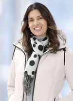 Sjaal met stippen 