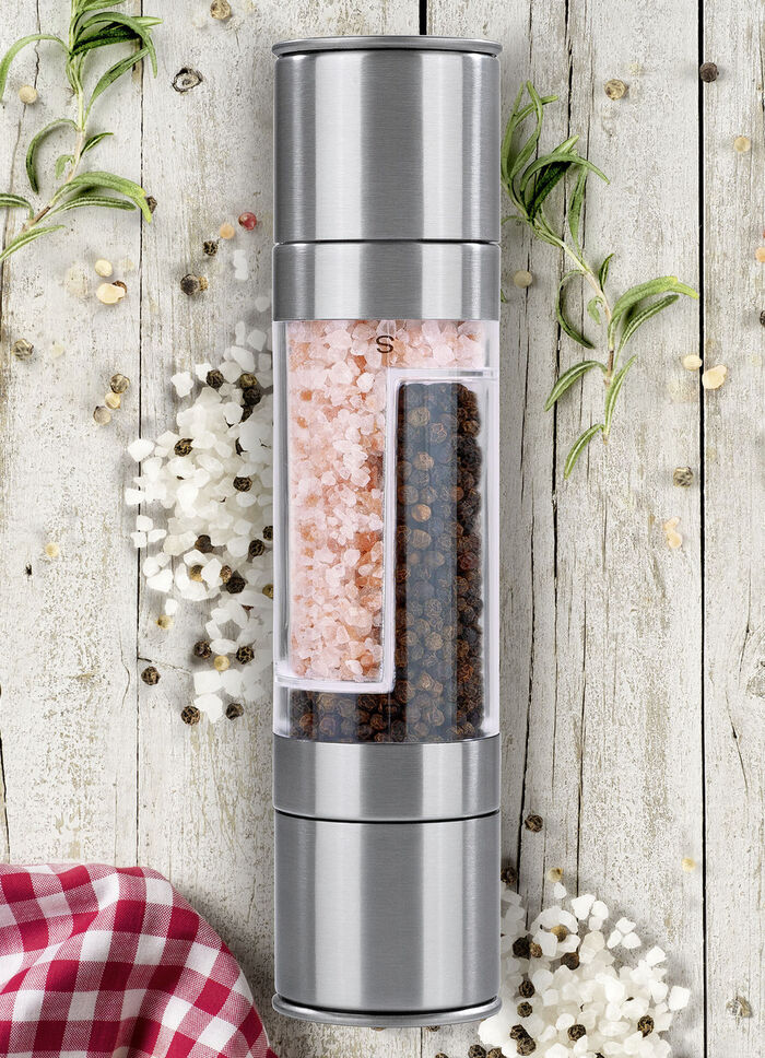 Bespaart ruimte: 1 molen voor 2 kruiden 