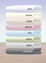 Jersey stretch elastaan hoeslakens deluxe in hoge kwaliteit WIT
