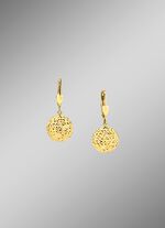 Ronde gouden oorbellen 