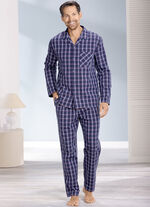 Comte geweven pyjama met knoopjes aan de bovenkant 