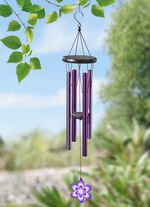 Chime gemaakt van aluminium, ijzer en hout 