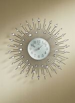 Wandklok met Arabische cijfers 