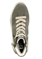 Rieker, trendy dameslaarzen, winterschoenen, met uitneembaar voetbed RIETGROEN