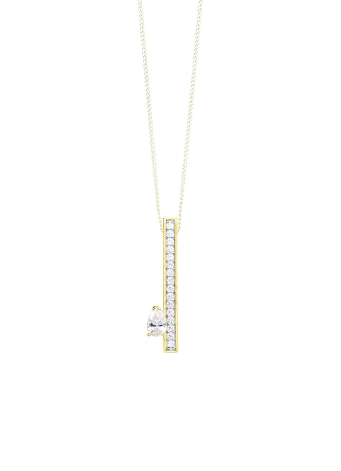 Interessante hanger met zirkonia 