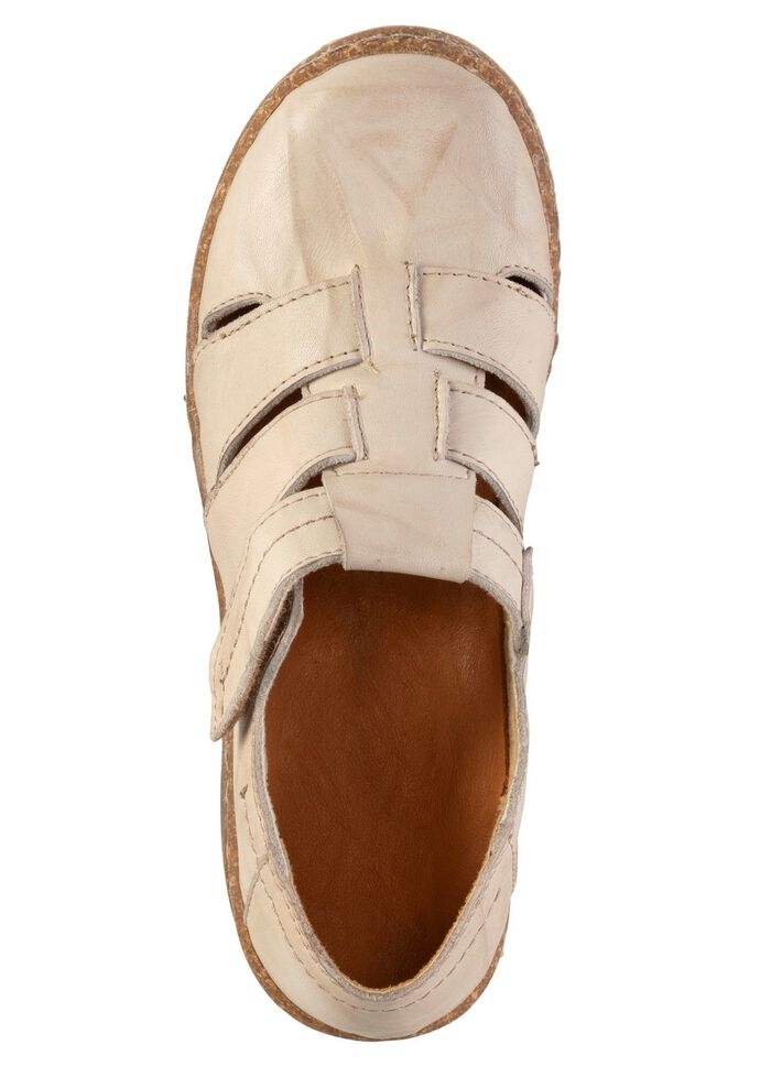 ELENA EDEN pantoffels met een gerimpelde structuur 