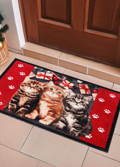 Voetmat met gecoate onderkant 