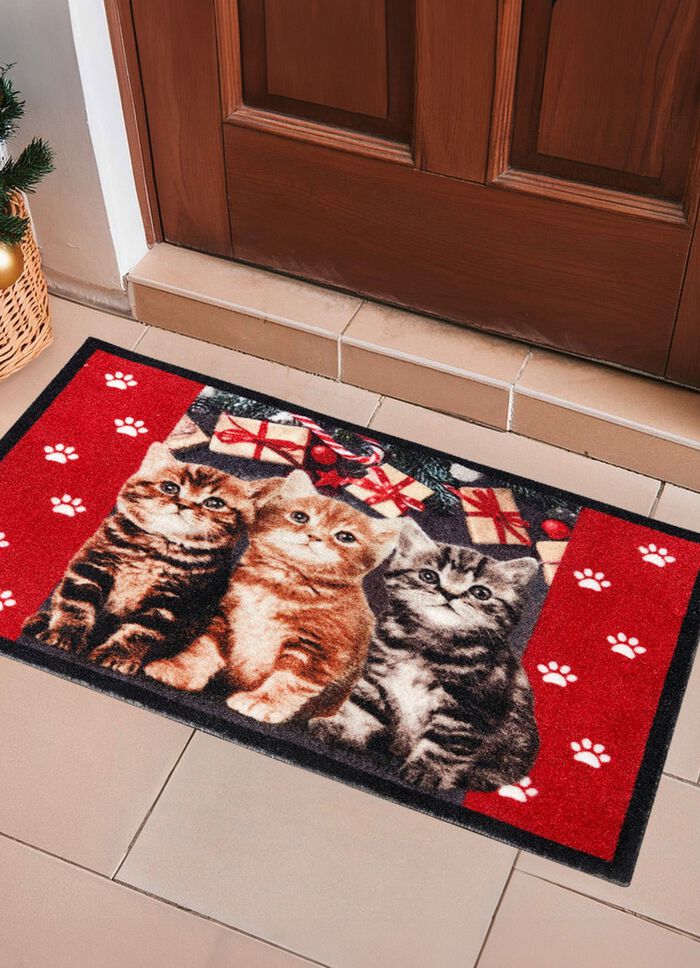 Voetmat met gecoate onderkant 